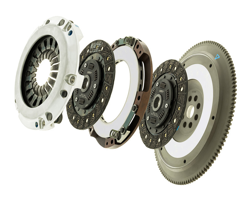 Exedy 1991-1996 Acura NSX V6 Hyper Twin Organic Clutch Strap Drive Type Sprung Center Disc-thumbmail-1