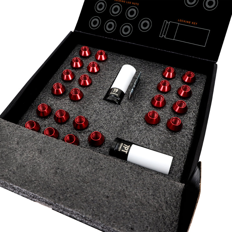 Mishimoto Aluminum Locking Lug Nuts 1/2 X 20 23pc Set Red-thumbmail-3