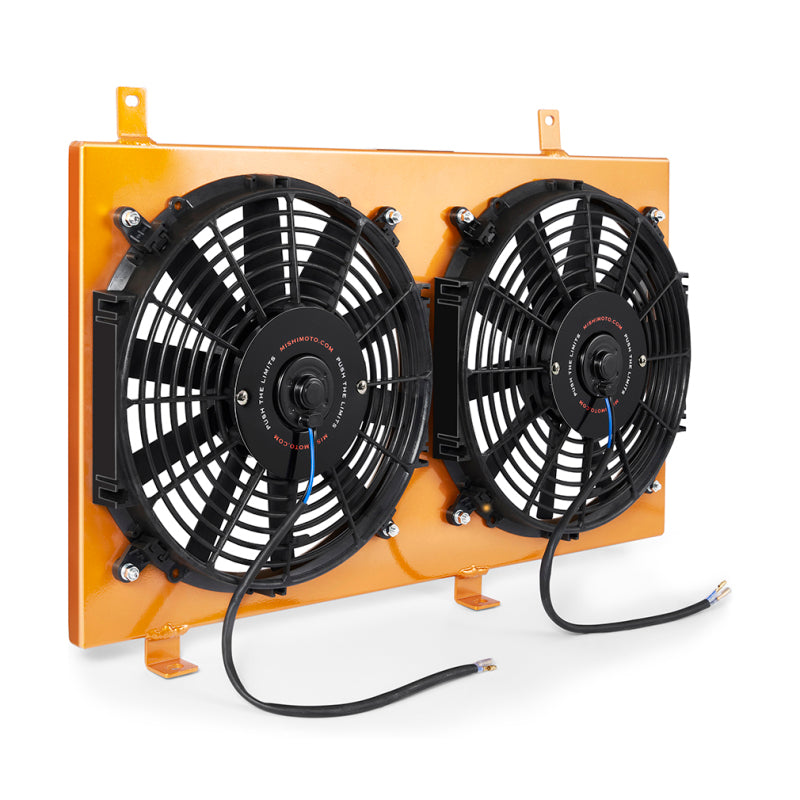 Mishimoto 04-08 Mazda RX8 Aluminum Fan Shroud Gold-thumbmail-2