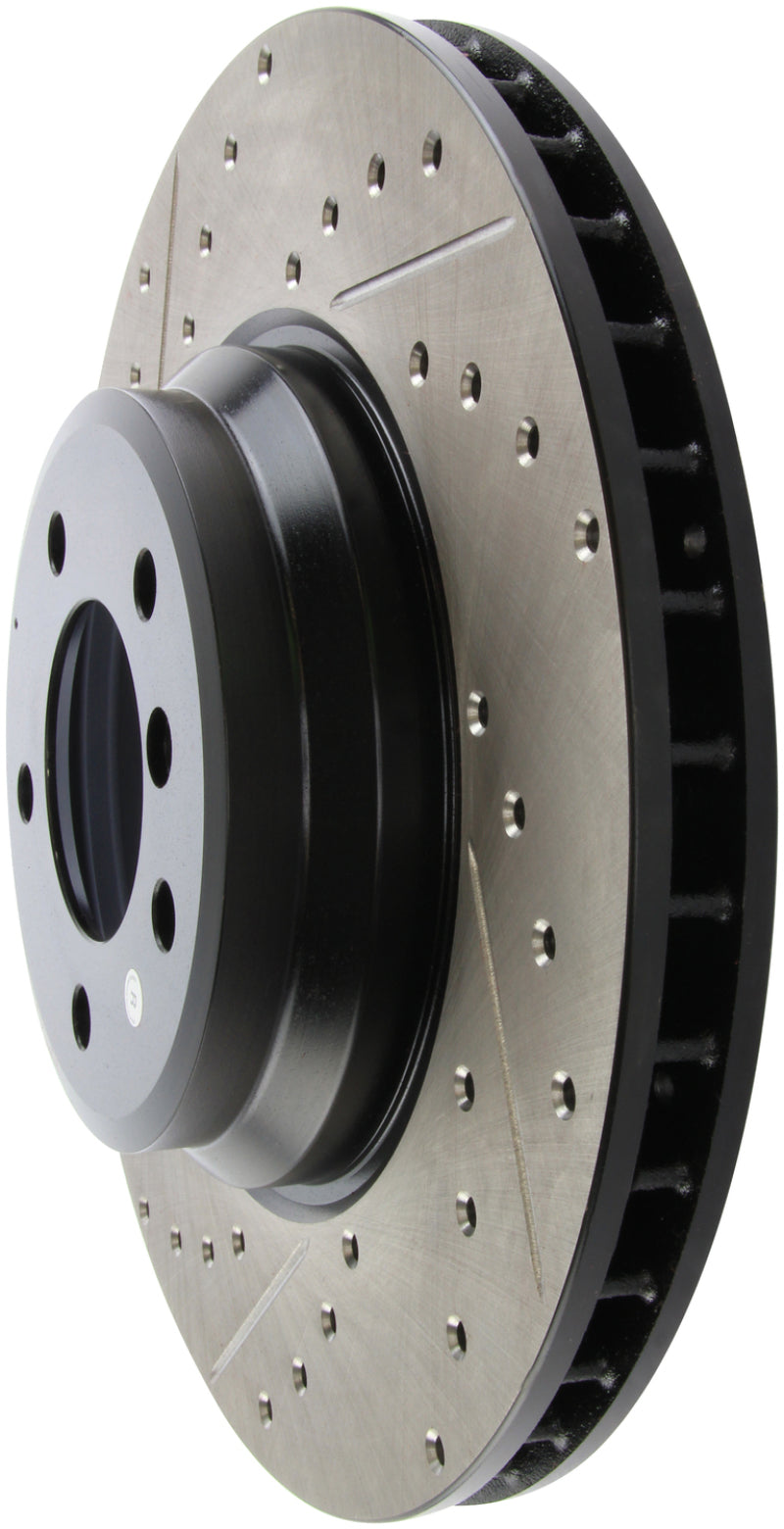 StopTech 07-09 BMW 335 (E90/E92/E93) Slotted & Drilled Right Front Rotor-thumbmail-7