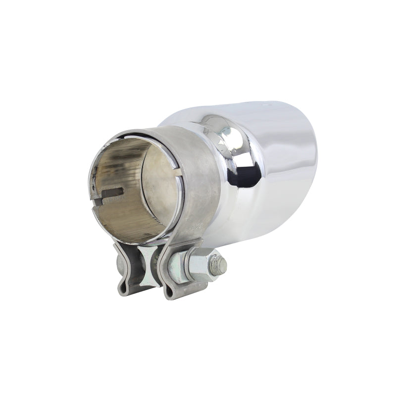 Go Rhino Exhaust Tip - Chrome - ID 2in x L 6in x OD 3in-thumbmail-6