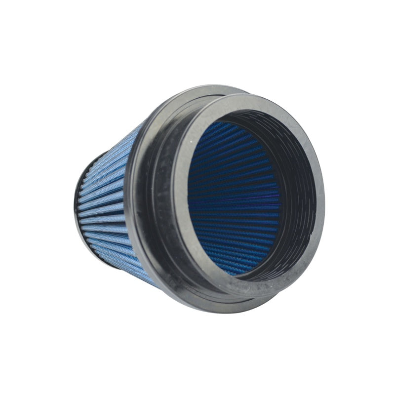 Injen NanoWeb Dry Air Filter 4.0 Flange w/ShurLok / 5.63 Base OD /6.0 Tall /4.0 Top w/Barb Fitting-thumbmail-4