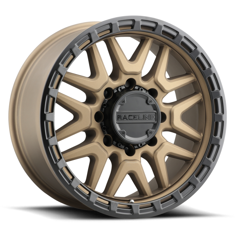 Raceline 953BZ Krank 18x9in / 6x139.7 BP / -12mm Offset / 106.1mm Bore - Bronze Wheel-thumbmail-1