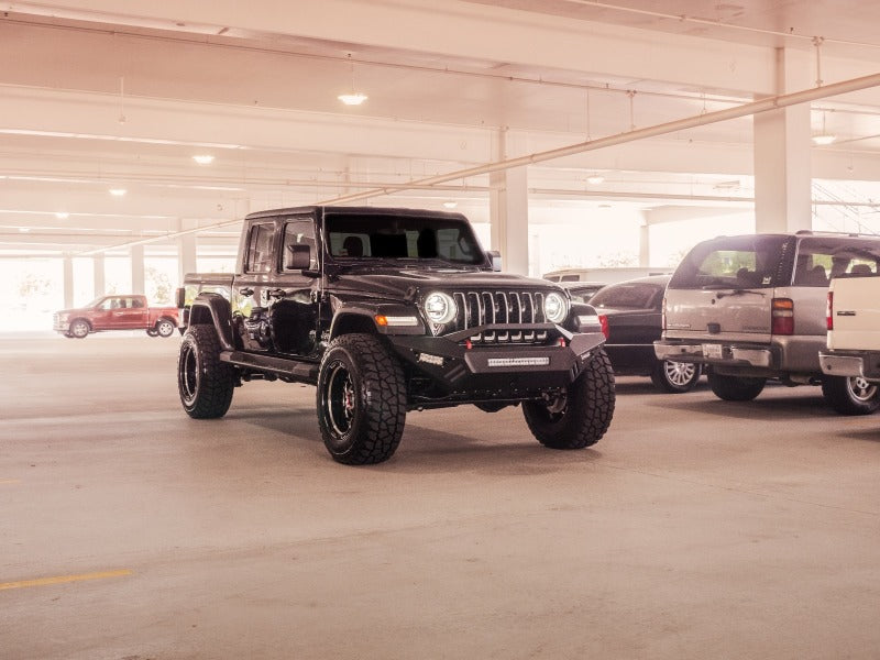 Road Armor 18-20 Jeep Wrangler JL Spartan Front Bumper Bolt-on w/Pre-Runner Guard - Tex Blk-thumbmail-2