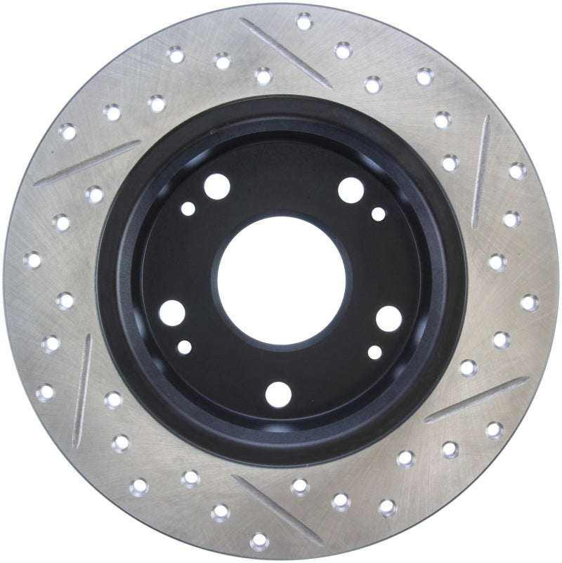 StopTech 04-08 Acura TSX / 03-07 Honda Accord SportStop Slotted & Drilled Right Rear Rotor-thumbmail-2