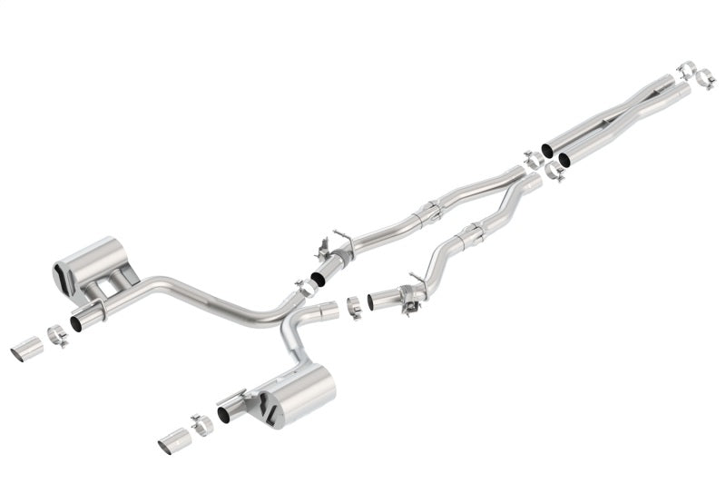 Borla 2017 Dodge Charger R/T 5.7L ATAK Catback Exhaust w/o Tips (w/MDS Valves ONLY)-thumbmail-2