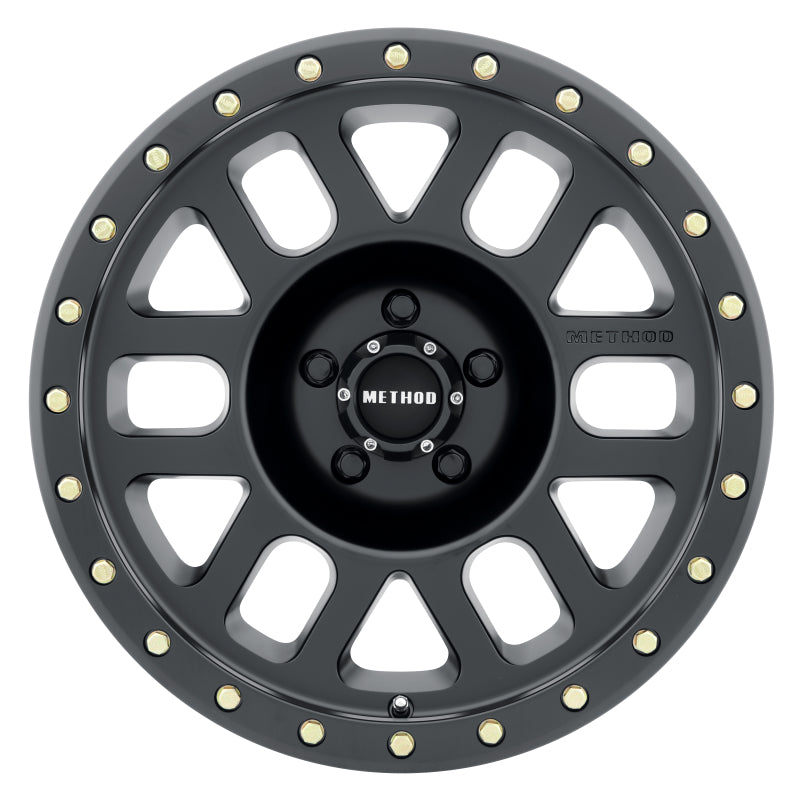 Method MR309 Grid 17x8.5 0mm Offset 5x5 94mm CB Matte Black Wheel-thumbmail-2