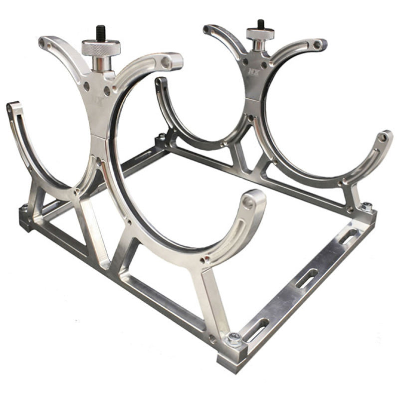 Nitrous Express Billet Bracket for Dual 10 Or 15lb N2O Bottle Incl Floor Mounts-thumbmail-2