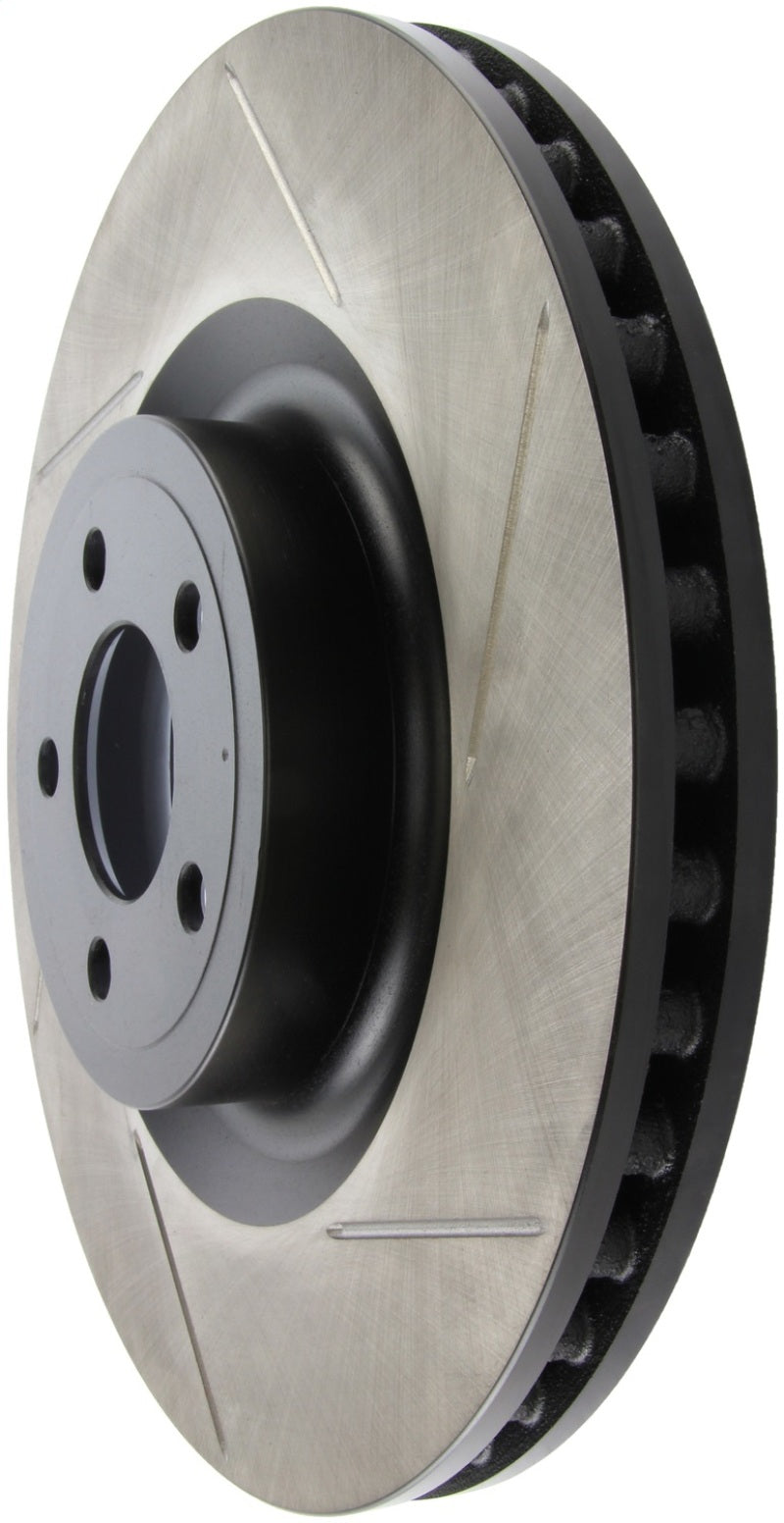 StopTech 2015 Ford Mustang GT w/ Brembo Brakes Left Front Slotted Brake Rotor-thumbmail-2