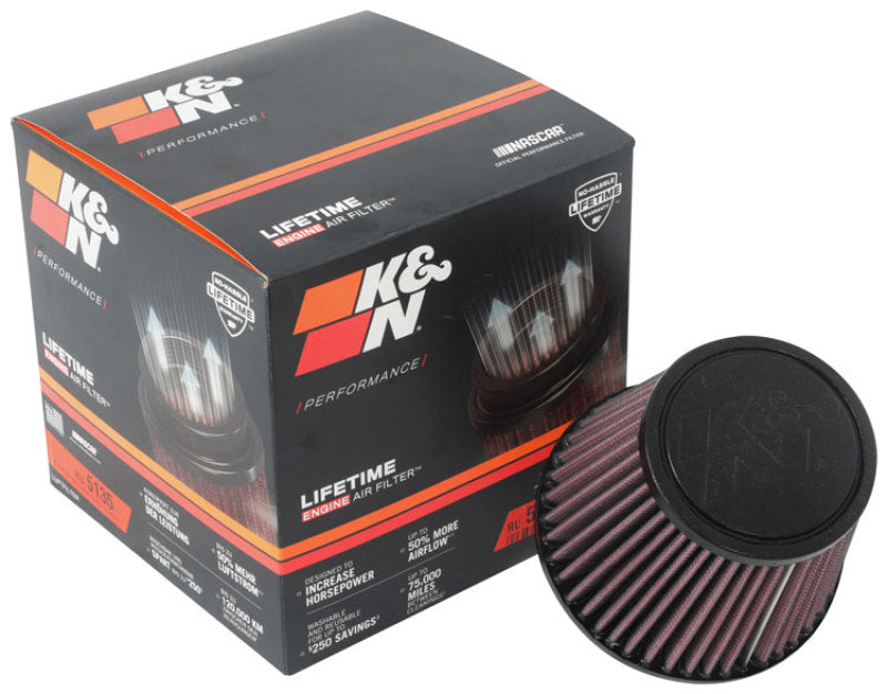 K&N Universal Clamp-On Air Filter 2-3/4in FLG / 5-1/16in B / 3-1/2in T / 4-3/8in H-thumbmail-3