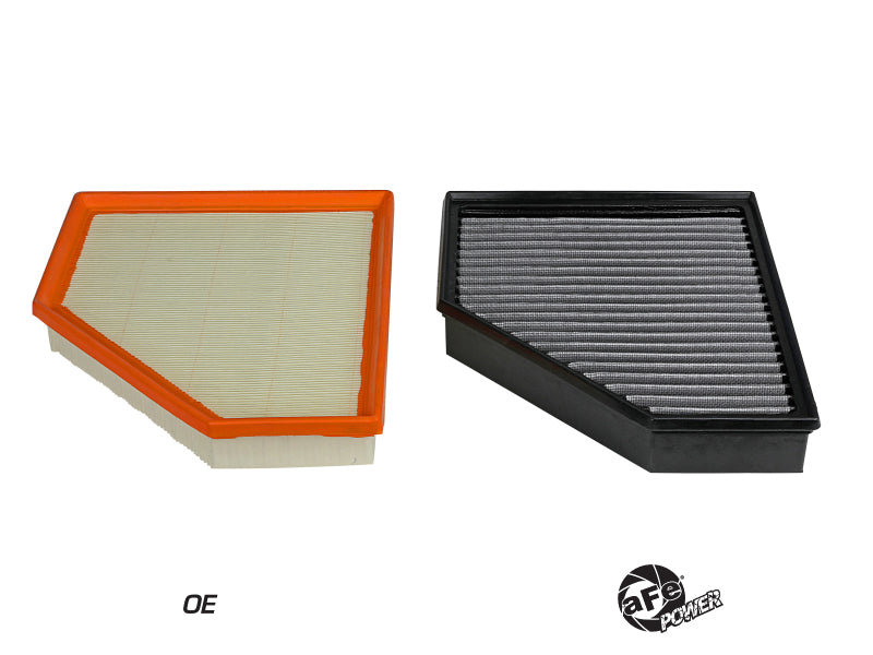 aFe Magnum FLOW OE Replacement Filter w/ Pro Dry S Media 2020 Toyota Supra (A90) L6-3.0L (t)-thumbmail-3