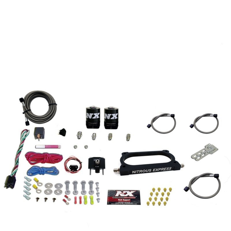 Nitrous Express 07-14 Ford Mustang GT500 Nitrous Plate Kit (50-250HP) w/o Bottle-thumbmail-2