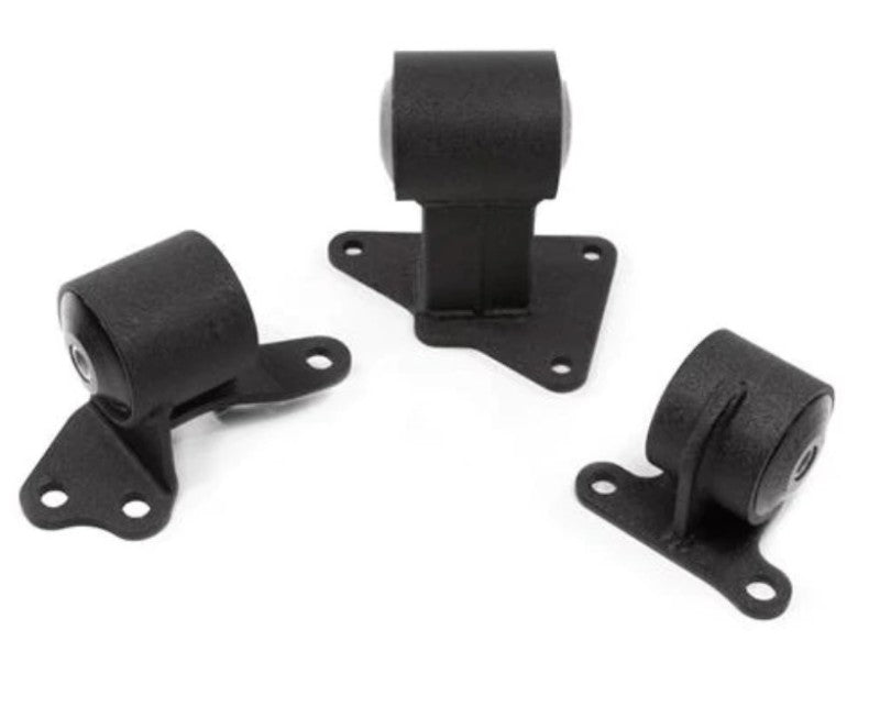 Innovative 90-93 Accord F-Series Black Steel Mounts 85A Bushings (Auto Trans)-thumbmail-1