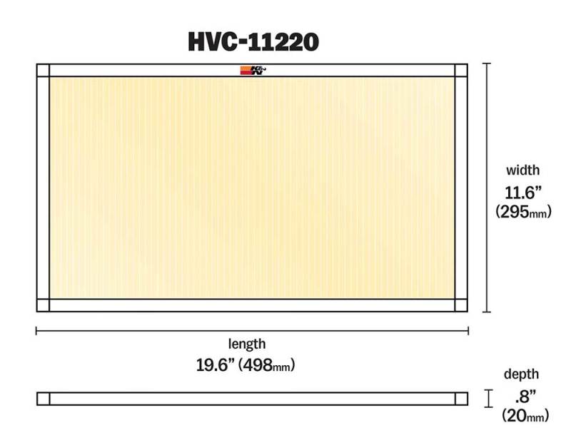 K&N HVAC Filter - 12 X 20 X 1-thumbmail-6