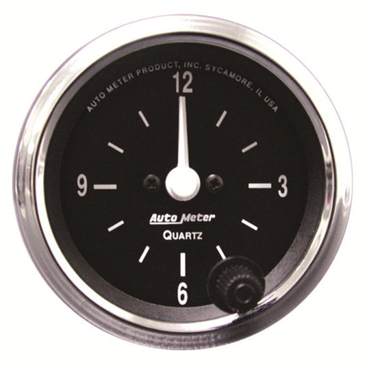 Autometer Cobra 2 1/16in 12HR Analog Clock Gauge