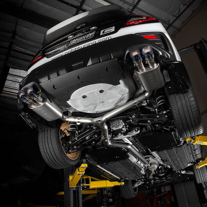 Cobb 22-23 Subaru WRX Titanium Catback Exhaust (Incl. Burnt Ti Tips)-thumbmail-6