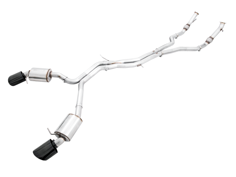 AWE Tuning Audi B9.5 RS 5 Coupe Non-Resonated Touring Edition Exhaust - RS-Style Diamond Black Tips-thumbmail-1