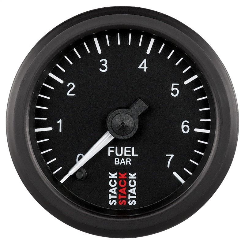 Autometer Stack 52mm 0-7 Bar M10 Male Pro Stepper Motor Fuel Pressure Gauge - Black-thumbmail-1