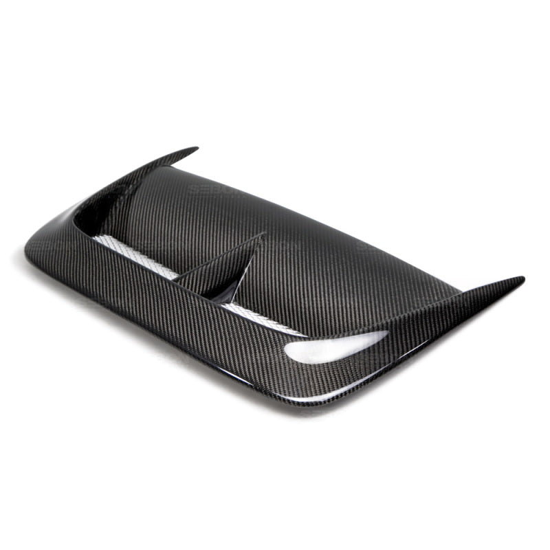 Seibon 04-05 Subaru WRX/STi CW Carbon Fiber Hood Scoop - Only Fits OEM Hoods (Not Seibon Hoods)-thumbmail-2