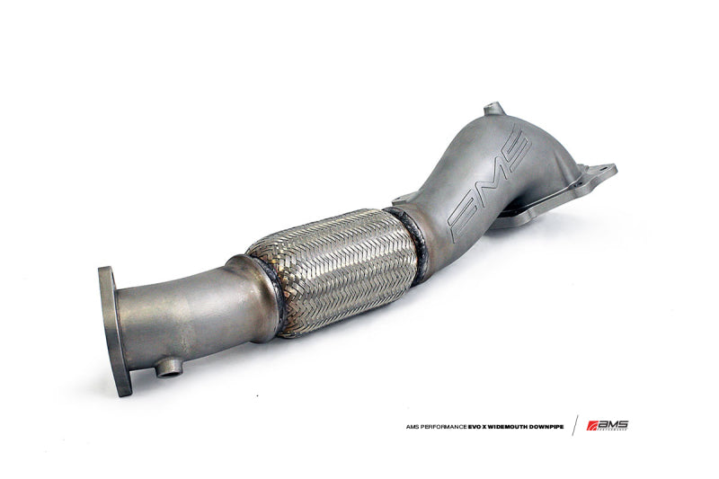 AMS Performance 08-15 Mitsubishi EVO X Widemouth Downpipe w/Turbo Outlet Pipe-thumbmail-2