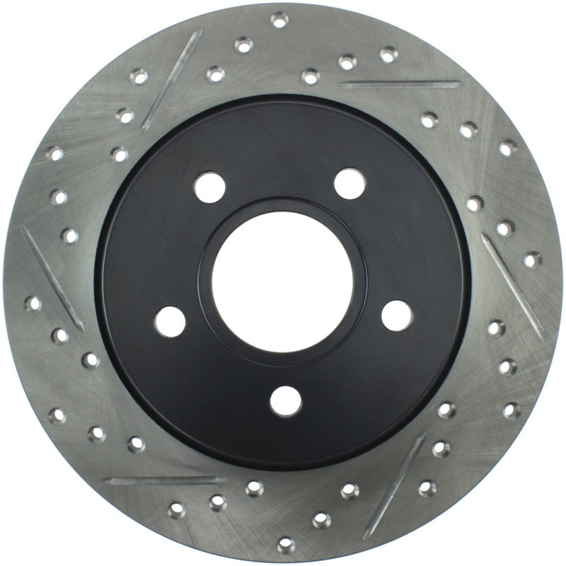 StopTech 12-15 Ford Focus w/ Rear Disc Brakes Rear Right Slotted & Drilled Rotor-thumbmail-4