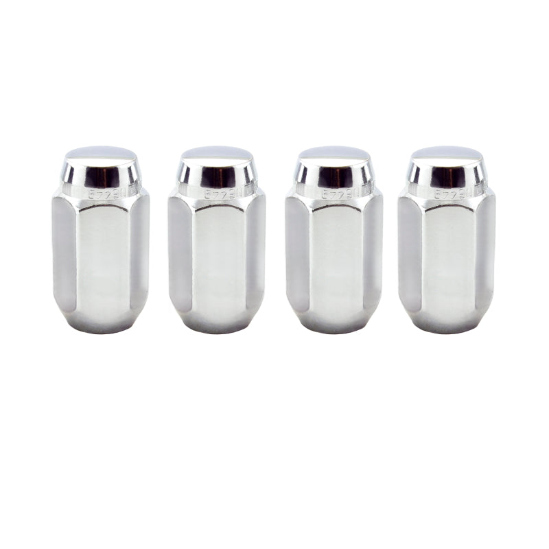 McGard Hex Lug Nut (Cone Seat) M14X1.5 / 22mm Hex / 1.635in. Length (4-Pack) - Chrome-thumbmail-2