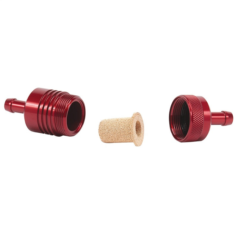 Russell Performance Red Street Fuel Filter (3in Length 1-1/8in diameter 5/16in inlet/outlet)-thumbmail-5