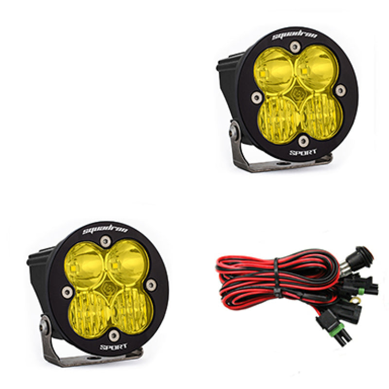 Baja Designs Squadron R Sport Driving/Combo Pair LED Light Pods - Amber-thumbmail-1