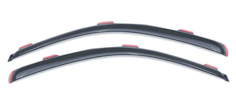 AVS 16-18 Honda Civic Coupe Ventvisor In-Channel Window Deflectors 2pc - Smoke-thumbmail-2