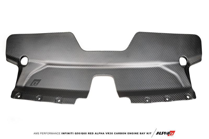 AMS Performance Infiniti 17+ Q60 / 16+ Q50 3.0TT Alpha Matte Carbon Front Duct-thumbmail-4