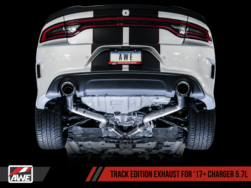 AWE Tuning 2017+ Dodge Charger 5.7L Track Edition Exhaust - Chrome Silver Tips-thumbmail-5