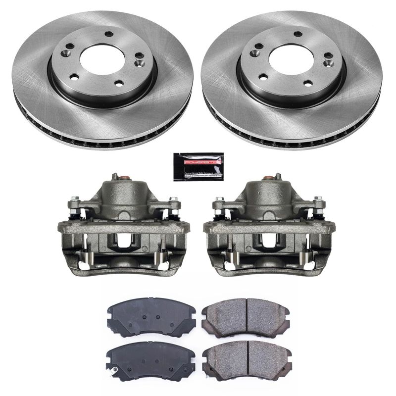 Power Stop 10-11 Kia Soul Front Autospecialty Brake Kit w/Calipers-thumbmail-1