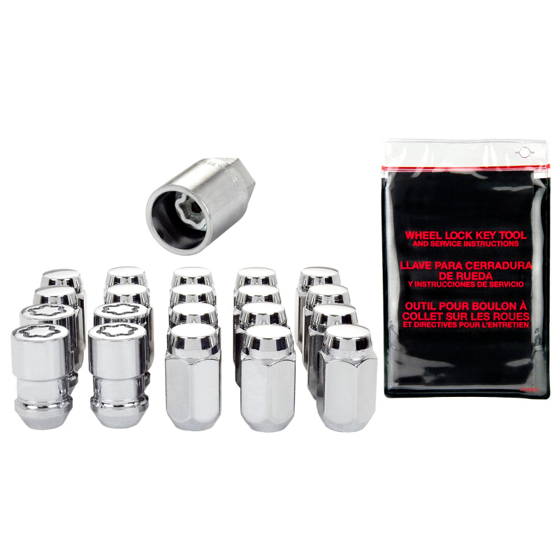 McGard 5 Lug Hex Install Kit w/Locks (Cone Seat Nut) M12X1.5 / 13/16 Hex / 1.5in. Length - Chrome-thumbmail-7