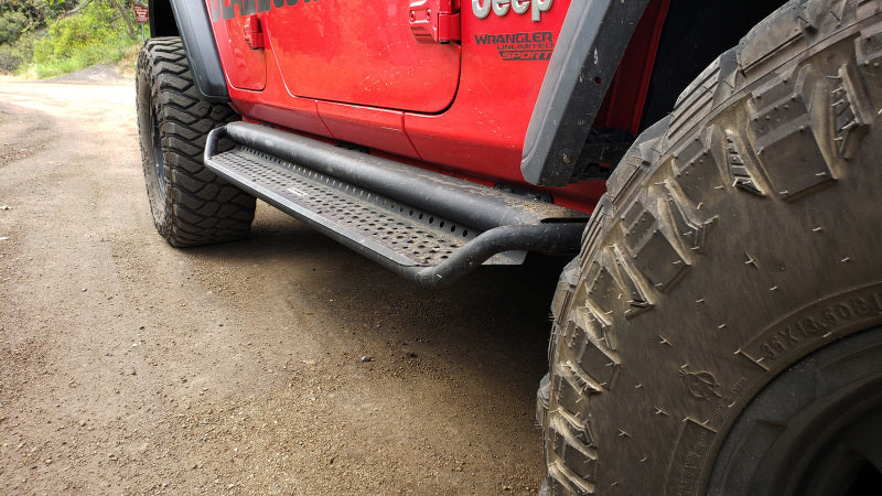 Go Rhino Dominator Extreme D1 Side Steps - Tex Blk - 68in-thumbmail-7