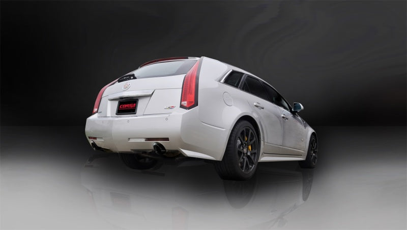 Corsa 11-13 Cadillac CTS Wagon V 6.2L V8 Black Sport Axle-Back Exhaust-thumbmail-2