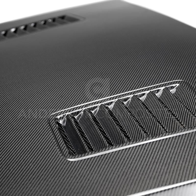 Anderson Composites 2018 Ford Mustang Super Snake Double Sided Carbon Fiber Hood-thumbmail-4