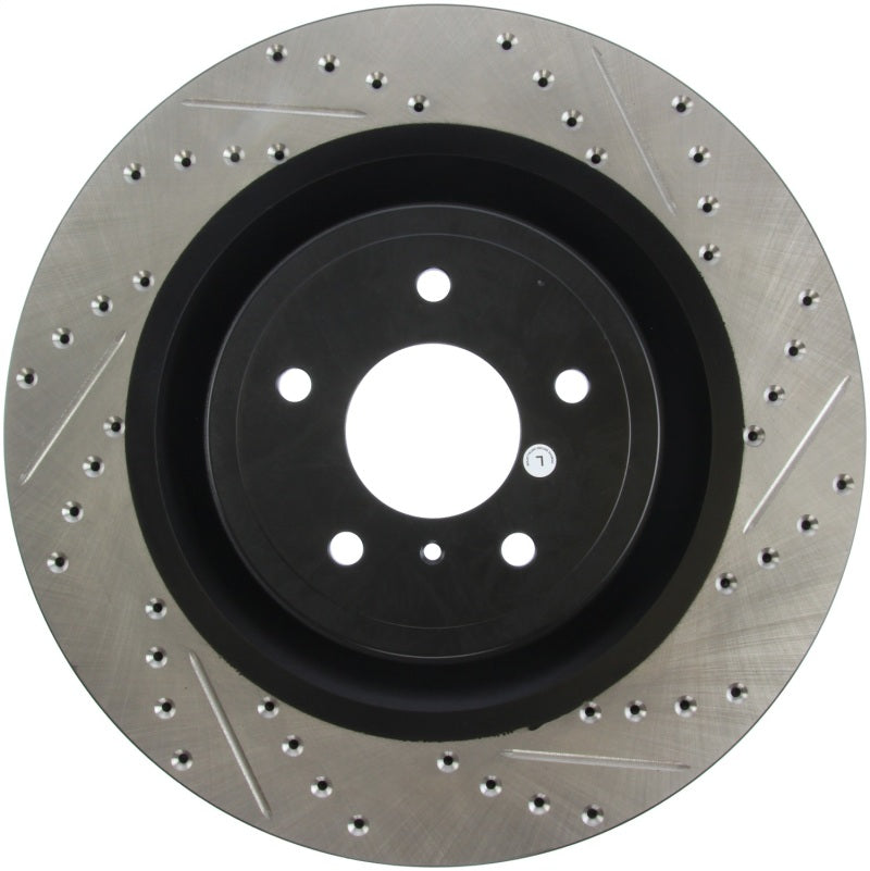 StopTech Infiniti G37 / Nissan 370Z SportStop Slotted & Drilled Front Left Rotor-thumbmail-6