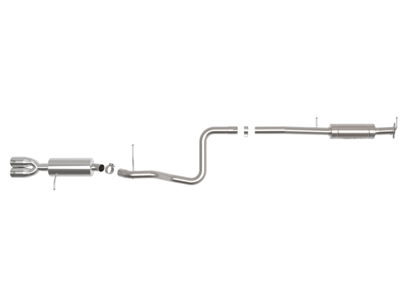 aFe Takeda Series 2 1/2in 304 SS Cat-Back 14-19 Ford Fiesta L4-1.6L (t) w/Polished Tip-thumbmail-5