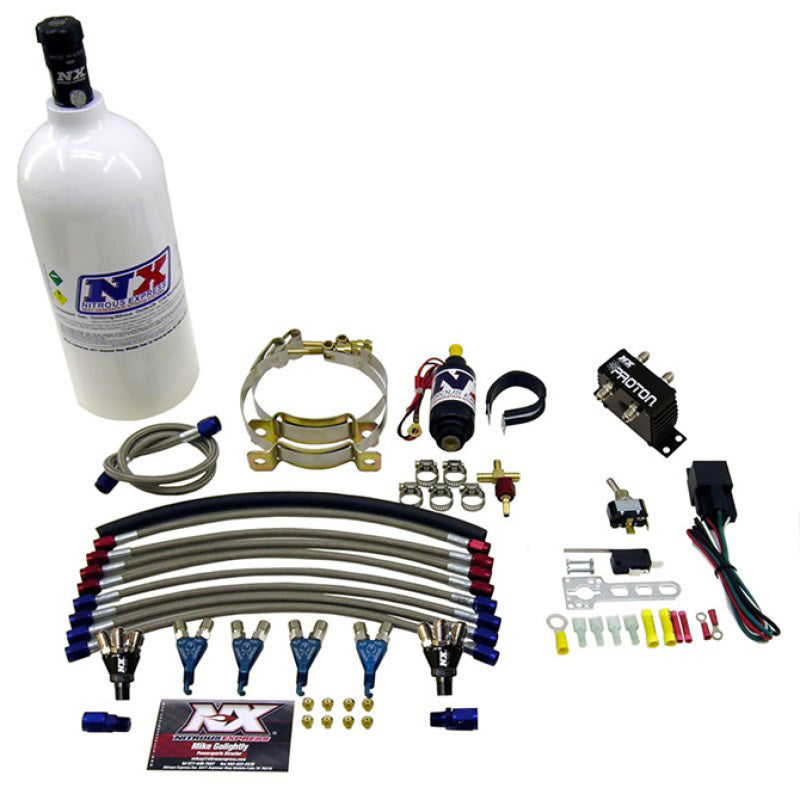 Nitrous Express 4 Cyl Proton Nitrous Kit w/1.0lb Bottle-thumbmail-2