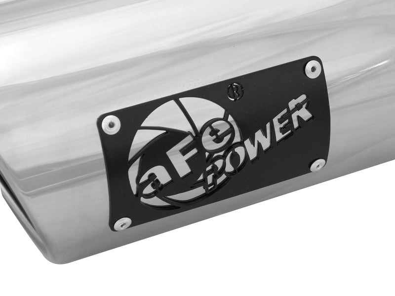 aFe MACHForce-XP 304 Stainless Steel Polished Exhaust Tip 3.5in x 4.5in Out x 12in L Clamp-On-thumbmail-2