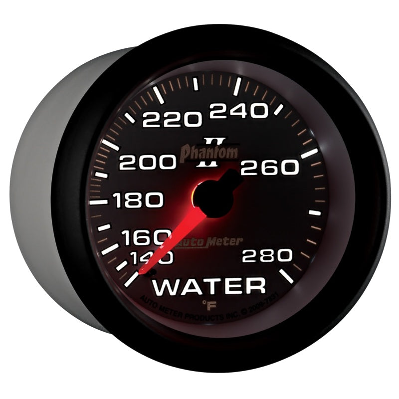 Autometer Phantom II 2-5/8in 140-280 Degree F Mechanical Water Gauge-thumbmail-2