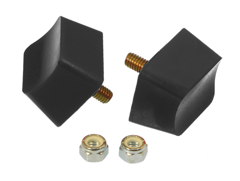 Prothane Universal Bump Stop 1X1 3/4X1 7/16 Crvd Top - Black-thumbmail-1