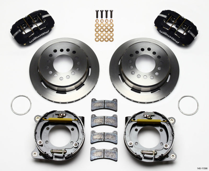 Wilwood Dynapro Low-Profile 11.00in P-Brake Kit Ford 8.8 w/2.50in Offset-5 Lug-thumbmail-1