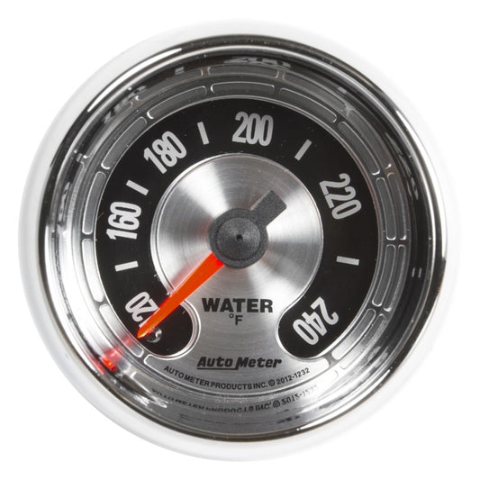 Autometer American Muscle 52mm 240 Deg F Water Temp Gauge