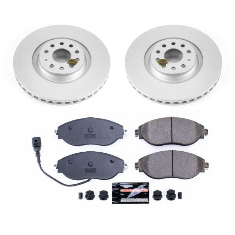 Power Stop 12-17 Volkswagen CC Front Z23 Evolution Sport Coated Brake Kit-thumbmail-1