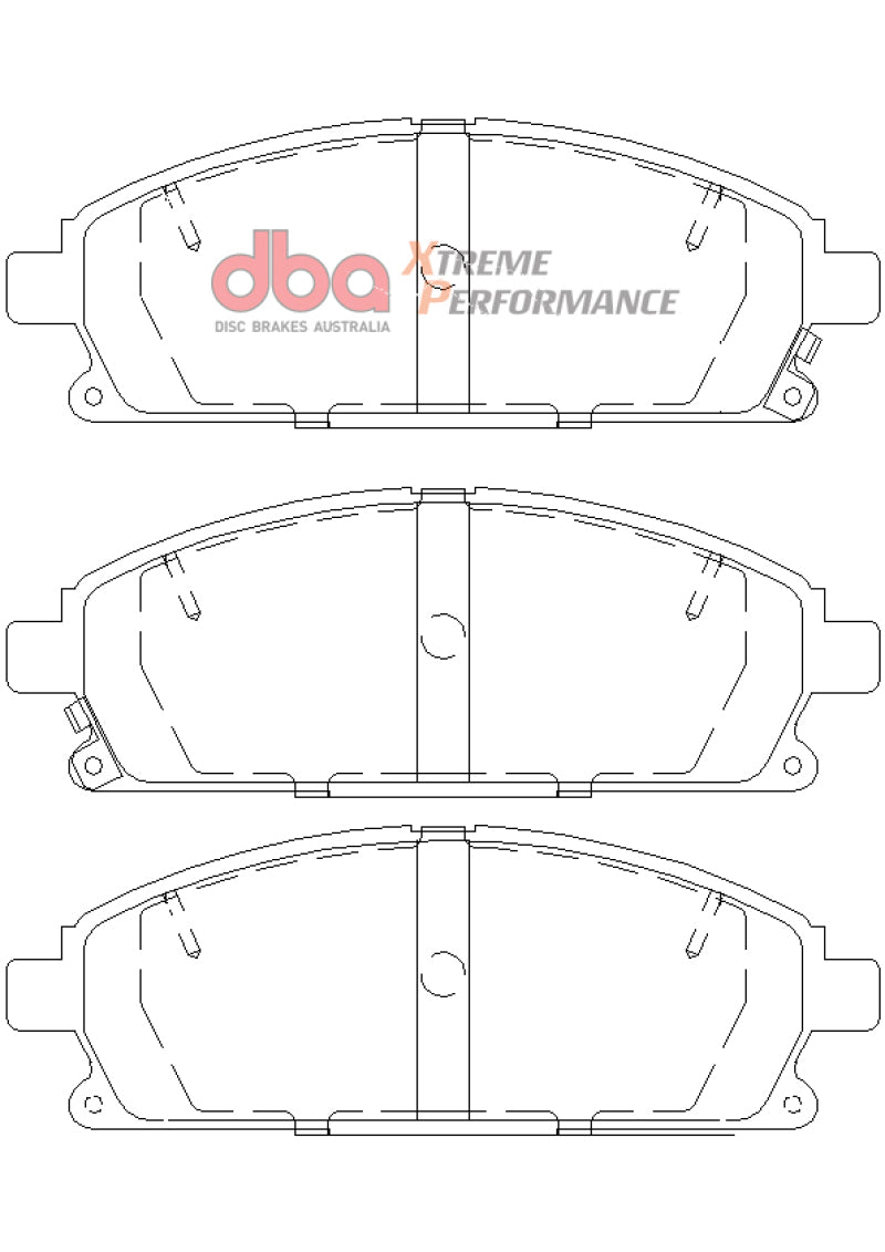 DBA 96-04 Nissan Pathfinder XP650 Front Brake Pads-thumbmail-2