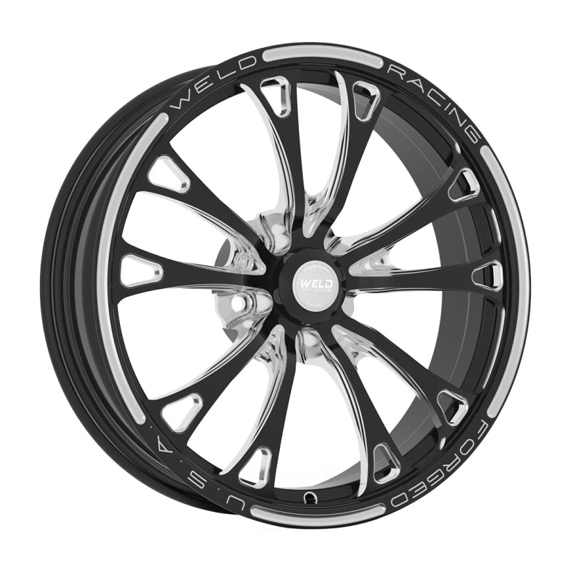 Weld V-Series 1-Piece 18x6 / 5x120mm BP / 3.2in BS Black Wheel - Non-Beadlock-thumbmail-1