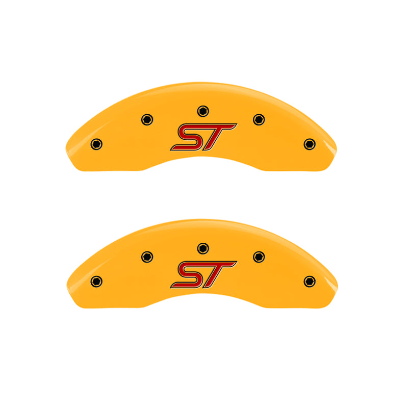 MGP 4 Caliper Covers Engraved Front & Rear ST Yellow finish black ch-thumbmail-2