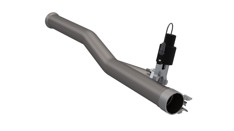 QTP 2018 Jeep Wrangler JL 4DR 2.5in 304SS Aggressor Cutout Mid Pipe-thumbmail-2