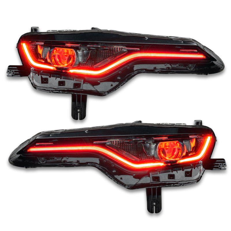 Oracle 19-21 Chevy Camaro SS/RS RGBW+A Headlight DRL Upgrade Kit - ColorSHIFT-thumbmail-7